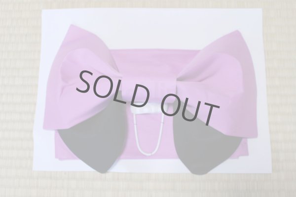 Photo4: Japanese Yukata women's Kimono sweet cotton 100% with obi band (4)