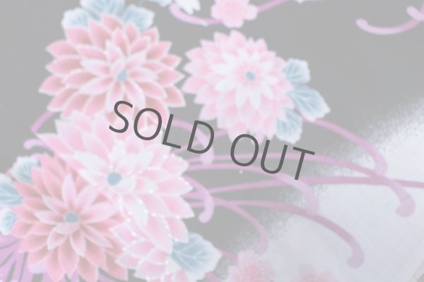 Photo5: Japanese Yukata women's Kimono sweet cotton 100% with obi band (5)