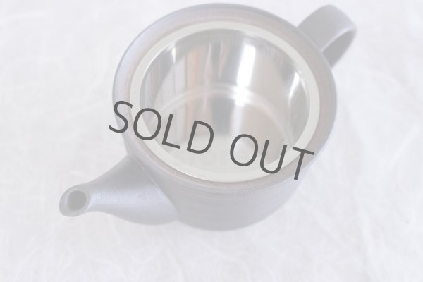 Photo8: Arita Porcelain Japanese tea pot Sendan S type strainer black 275ml (8)