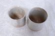 Photo8: Hagi yaki ware Japanese tea cups pottery Ginbai kumi yunomi set of 2 (8)
