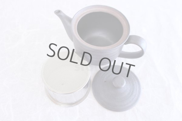 Photo9: Arita Porcelain Japanese tea pot Sendan S type strainer black 275ml (9)