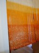 Photo3: Kyoto Noren SB Japanese batik door curtain snowstorm karashi gradation 86 x 150cm (3)