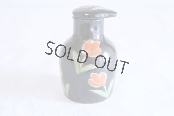 Photo1: Arita imari sd Porcelain Japanese soy sauce bottle shinokohana  100ml (1)