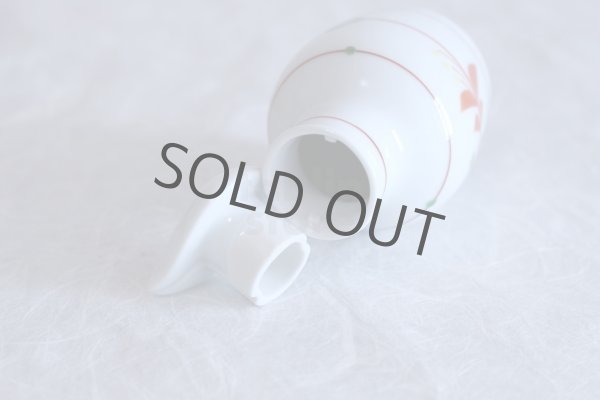Photo6: Arita imari sd Porcelain Japanese soy sauce bottle hanameguri  100ml (6)