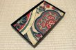 Photo1: Furoshiki Japanese fabric wrapping cloth hasugataroban cotton w/ box 112cm (1)