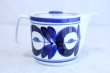 Photo4: Hasami Porcelain Japanese tea pot majorika S type strainer blue 550ml (4)