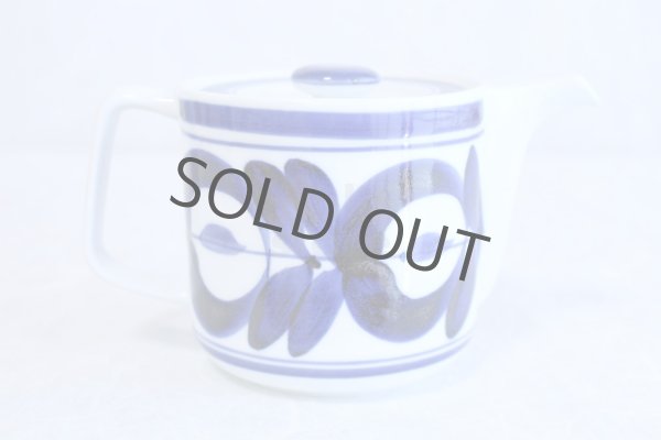 Photo4: Hasami Porcelain Japanese tea pot majorika S type strainer blue 550ml (4)