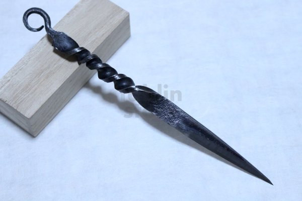 Photo2: Kiridashi kuri kogatana Takao Shibano woodworking Knife white-2 steel 60mm (2)