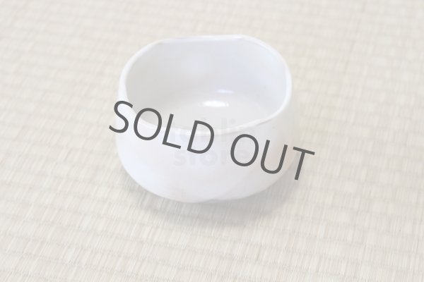 Photo3: Mino ware pottery Japanese tea ceremony bowl Matcha chawan kobiki fuyu tsutsu (3)