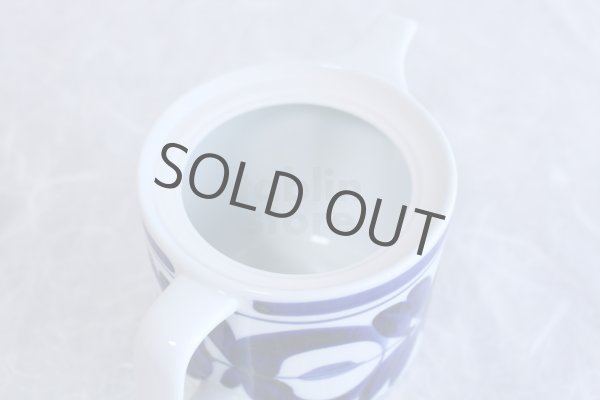 Photo8: Hasami Porcelain Japanese tea pot majorika S type strainer blue 550ml (8)