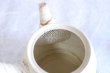 Photo10: Tokoname ware Japanese tea pot kyusu ceramic strainer YT Kenji black line 320ml (10)