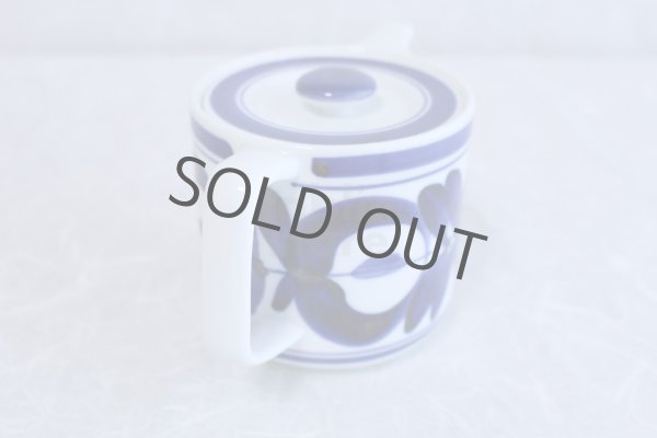 Photo3: Hasami Porcelain Japanese tea pot majorika S type strainer blue 550ml (3)