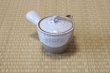 Photo2: Hagi ware Senryuzan climbing kiln Japanese tea pot kyusu Kake white glaze 280ml (2)