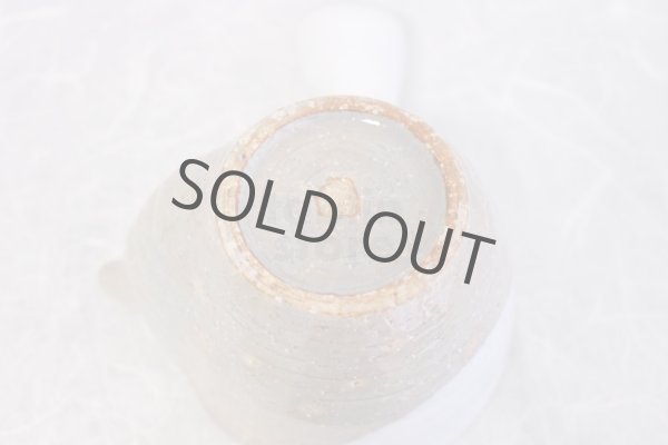 Photo11: Hagi ware Senryuzan climbing kiln Japanese tea pot kyusu Kake white glaze 280ml (11)