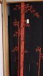 Photo5: Kyoto Noren SB Japanese batik door curtain Take Bamboo red/bl 85cm x 150cm (5)