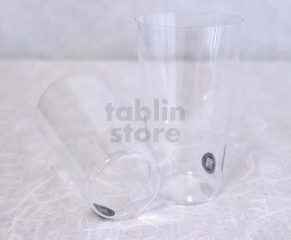 Photo5: Usuhari Shotoku Sake tumbler Bar Mug glass M w/wooden box 240ml set of 2 (5)