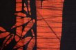 Photo7: Kyoto Noren SB Japanese batik door curtain Take Bamboo red/bl 85cm x 150cm (7)