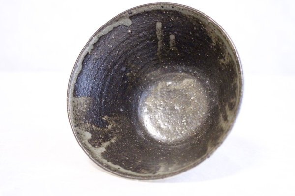 Photo3: Shigaraki pottery Japanese soup noodle serving bowl osero maru white D130mm (3)