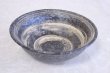 Photo2: Shigaraki pottery Japanese soup noodle serving bowl Ginsai hira line D160mm (2)