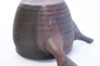 Photo9: Tokoname YT Japanese tea pot Gyokko pottery tea strainer yohen matsu 160ml (9)