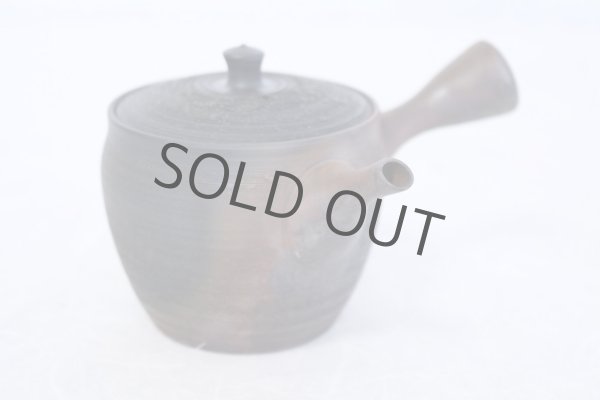 Photo1: Tokoname YT Japanese tea pot Gyokko pottery tea strainer yohen matsu 160ml (1)