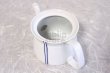Photo8: Arita Porcelain Japanese tea pot stripe S type strainer blue 400ml (8)