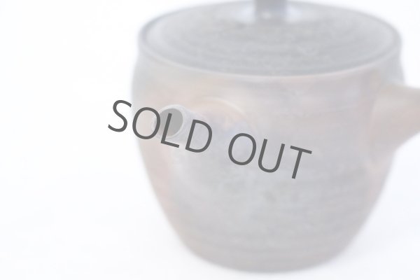 Photo7: Tokoname YT Japanese tea pot Gyokko pottery tea strainer yohen matsu 160ml (7)