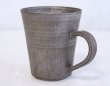 Photo4: Kiyomizu Japanese pottery tea mug coffee cup Daisuke itome black 250ml (4)