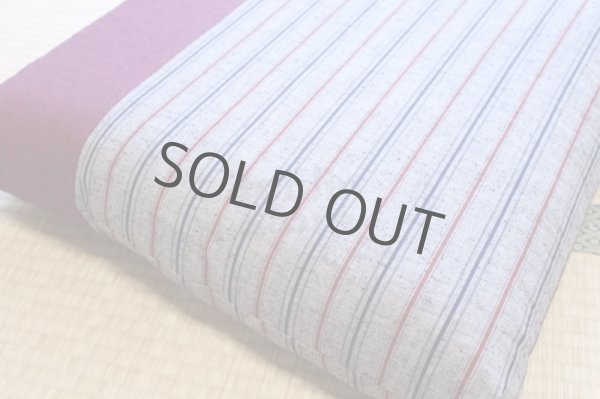Photo3: Japanese floor pillow cushion zabuton Kurume textile psdik en 55 x 59cm (3)