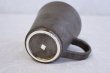 Photo9: Kiyomizu Japanese pottery tea mug coffee cup Daisuke itome black 250ml (9)