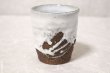 Photo6: Hagi Senryuzan climbing kiln Japanese pottery tumbler white nagashi go (6)