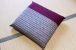Photo6: Japanese floor pillow cushion cover zabuton Kurume textile psdik en 55 x 59cm (6)