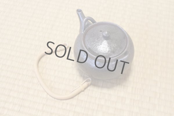Photo2: Shigaraki pottery Dobin Japanese tea pot kyusu nanbu 600ml (2)