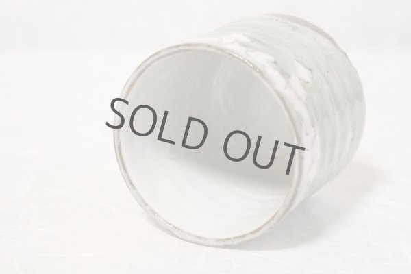 Photo8: Kutani Porcelain yunomi tea cup pottery tumbler sakura 380ml (8)