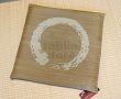 Photo1: Japanese rush grass floor pillow cushion zabuton enso ozeki br 55 x 55cm (1)