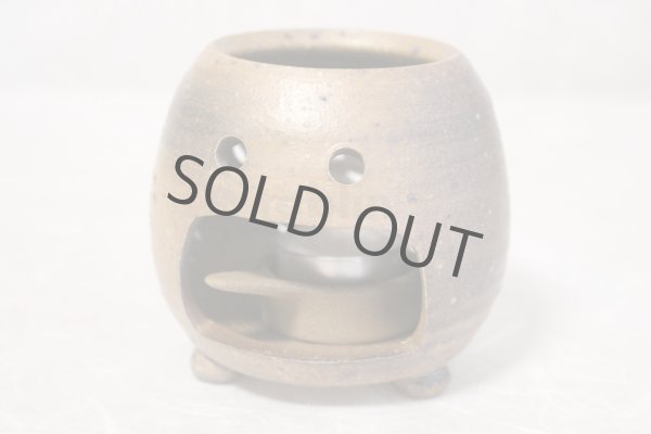 Photo4: Tokoname YT Japanese green tea aroma Incense Burner tachibana hagi H11.5cm (4)