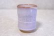 Photo5: Hagi yaki ware Japanese pottery mug coffee cup purple 220ml (5)