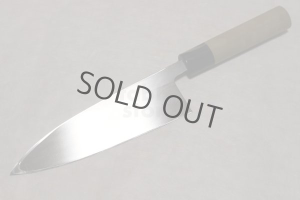 Photo3: Masamoto so honten Japanese knife Honkasumi Gyoku white steel Deba any size (3)
