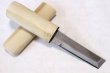 Photo2: Ikebana Kiridashi knife katana Japanese Woodworking Okeya white 2 steel BL90mm (2)