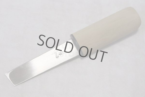 Photo4: Ikebana Kiridashi knife katana Japanese Woodworking Okeya white 2 steel BL90mm (4)