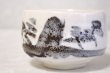 Photo11: Mino ware pottery Japanese tea ceremony bowl Matcha chawan sansui white shino (11)