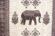 Photo10: Noren Japanese Curtain Doorway NM elephant india gray 85cm x 150cm  (10)