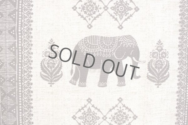 Photo10: Noren Japanese Curtain Doorway NM elephant india gray 85cm x 150cm  (10)