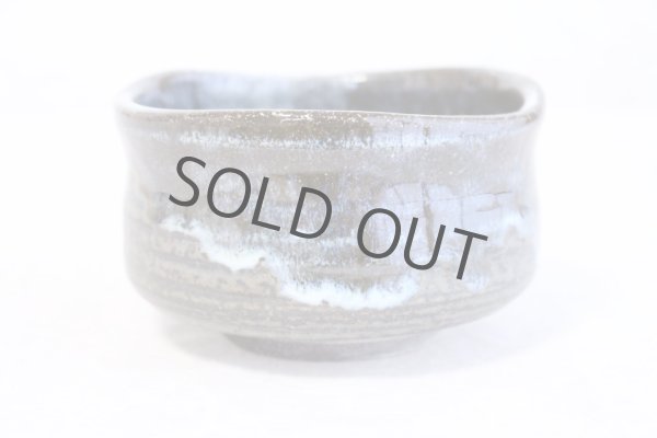 Photo2: Mino ware pottery Japanese tea ceremony bowl Matcha chawan rokubei kodai unryu (2)