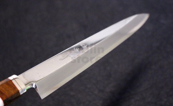 Photo11: Shiden SAKAI TAKAYUKI Sashimi Yanagiba knife Yasukisilver-3 steel  (11)