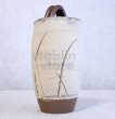 Photo2: Shigaraki pottery Japanese vase teoke teoke hakudei H 24cm (2)