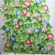 Photo4: Kyoto Noren MS Japanese door curtain Asagao Morning glory green 85 x 150cm (4)