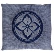 Photo3: Japanese floor pillow cushion cover zabuton cotton flower hanakanoko 55 x 59cm (3)