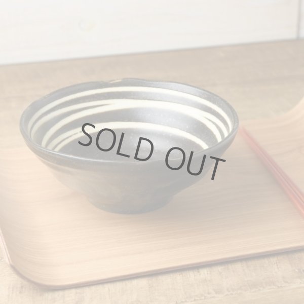 Photo5: Japanese Rice Soup Noodle bowl Donburi Mino ware mat hai D185mm  (5)