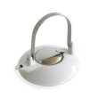 Photo2: Japanese ceramics zen tea pot ZEROJAPAN white 500ml (2)